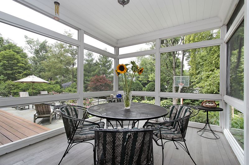 Enclosed Patio Installation detail
